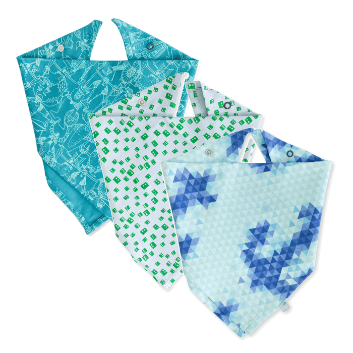 Baby gift set | blue 3pc lovie bib Finn + Emma