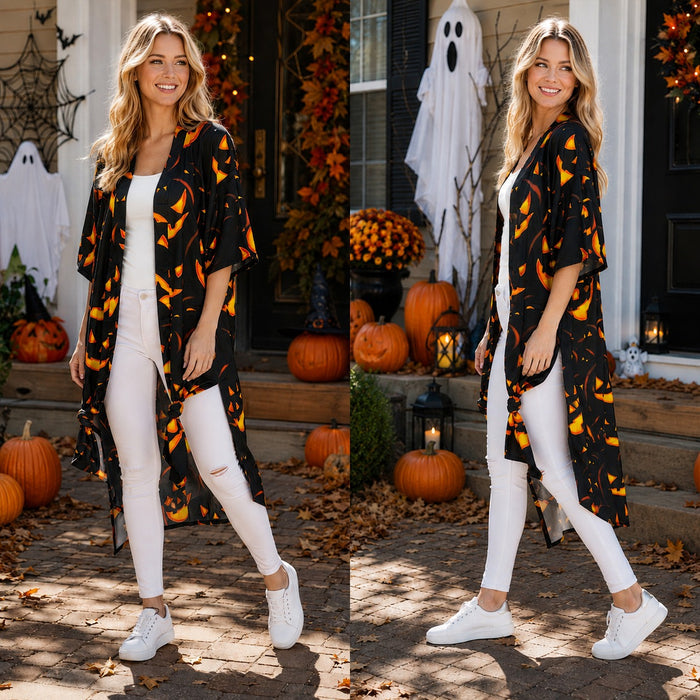8965 – Jack-O'-Lantern Halloween Duster