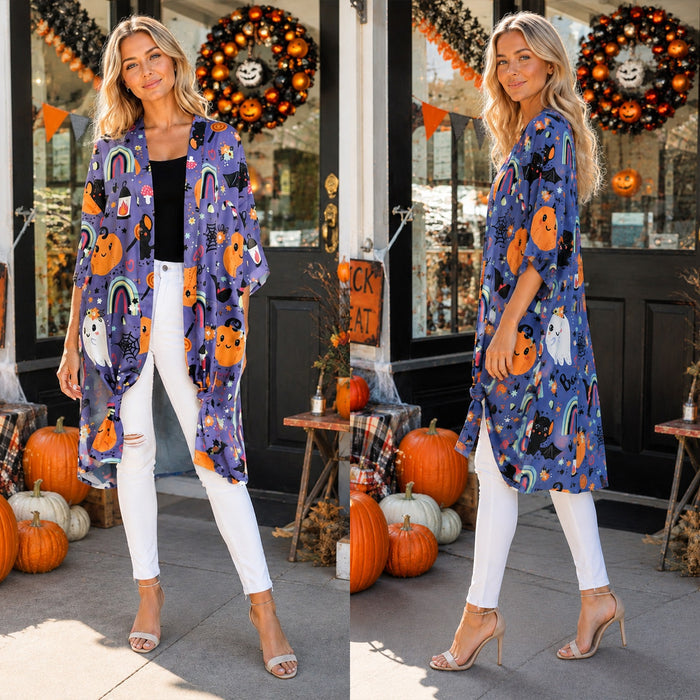 8967 – Halloween Print Duster