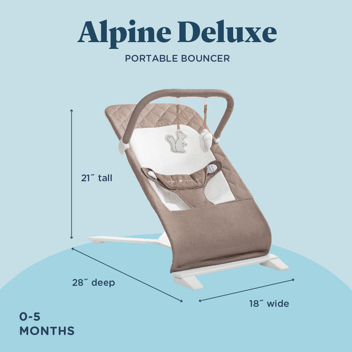 Alpine Organic Deluxe Portable Bouncer - Baby Delight