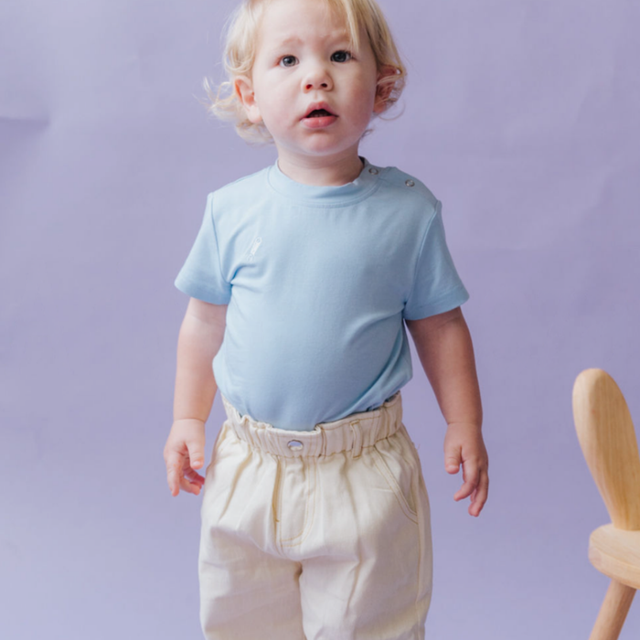 Bamboo Everyday Children's T-Shirt Soft Blue