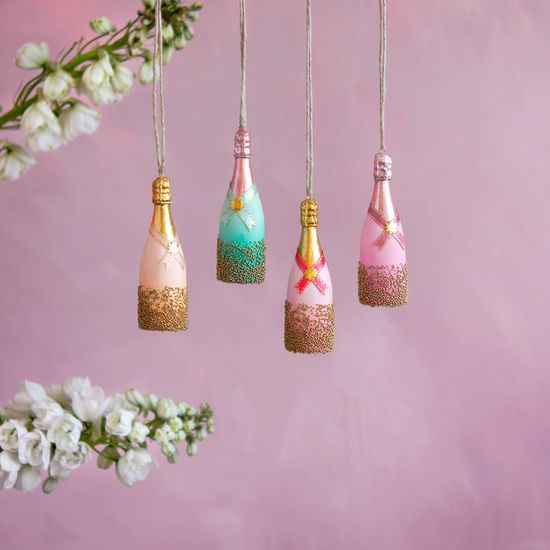 Champagne Bottle Ornaments