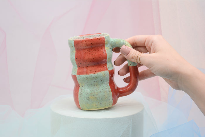 Checkerboard Mug - Juice Ceramics