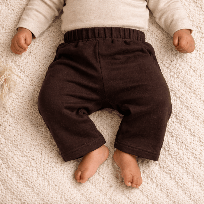 Baby comfy pant | brown finn + emma