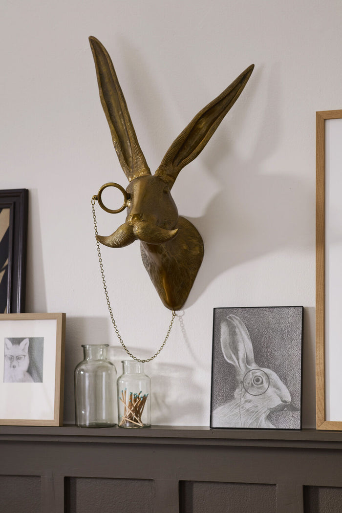 Eric the Hare, Wall Mount- 16"x 11"x 27"