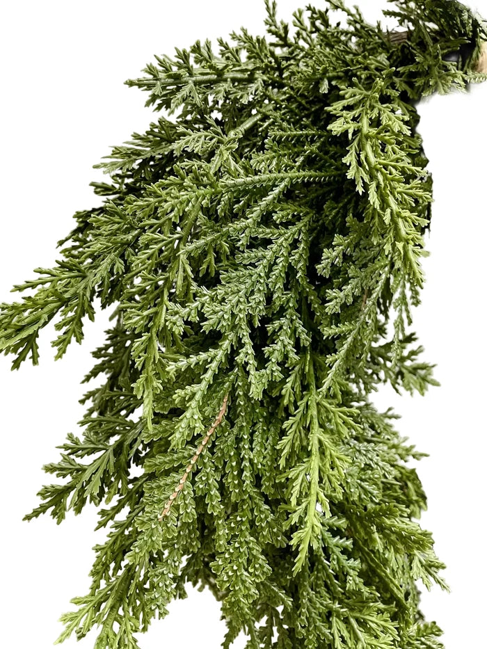 Fresh Touch Northern White Cedar Heart Shape Wreath.