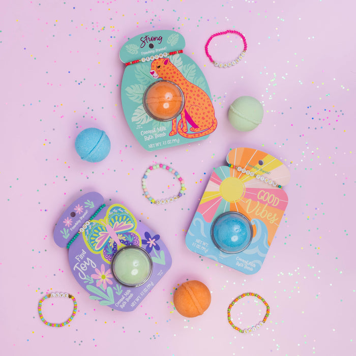 Friendship Bracelet Bath Bomb - Good Vibes