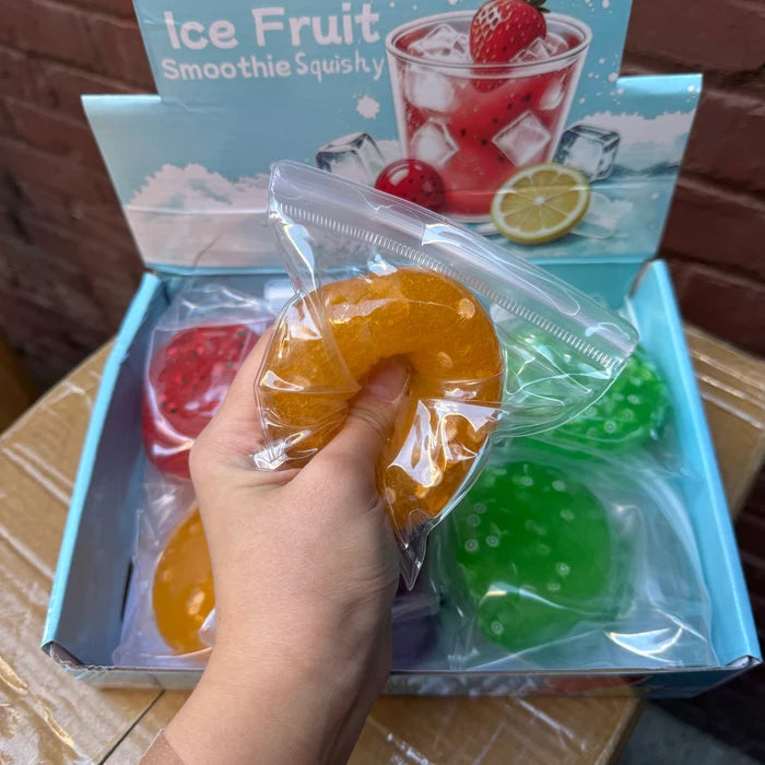 Fruit Charm Slushy Ball Squish Toy