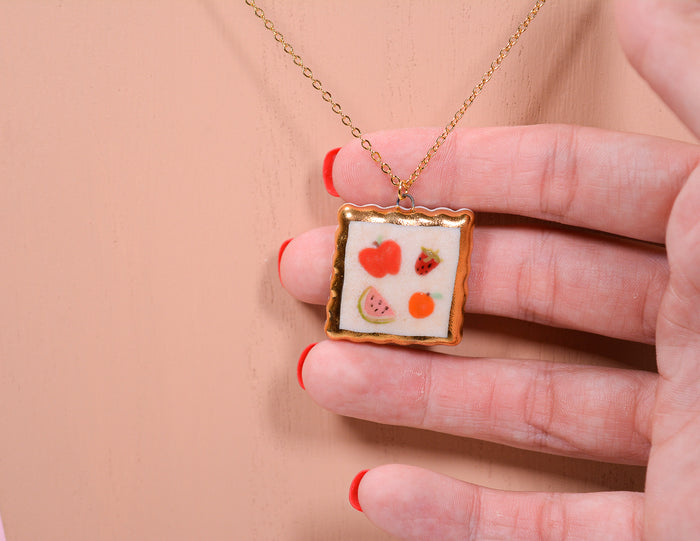 Fruity Portrait Necklace