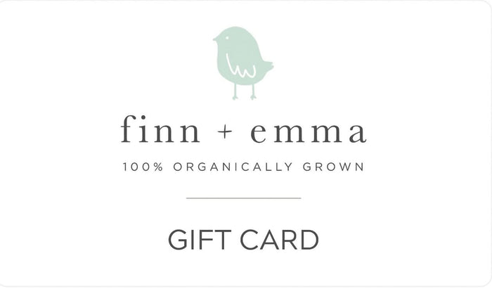 Baby GIFT CARD - $100 - PHYSICAL CARD WILL BE SENT Finn + Emma