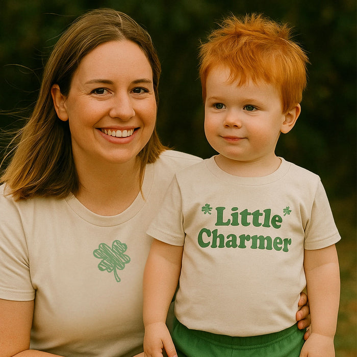 Baby graphic tee | little charmer finn + emma