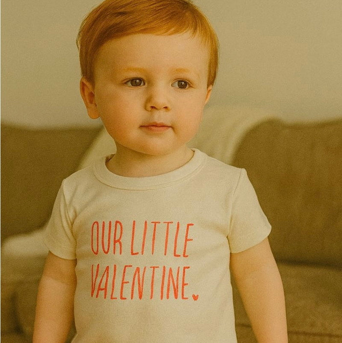 Baby graphic tee | little valentine finn + emma