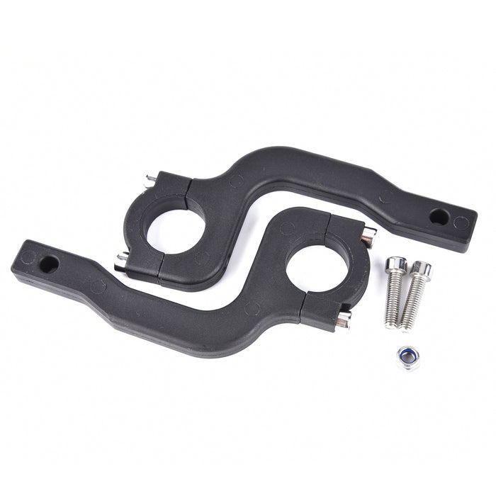 Hand Guards Plastic Protector Dirt Bike Motocross ATV 22mm 7/8" BLACK