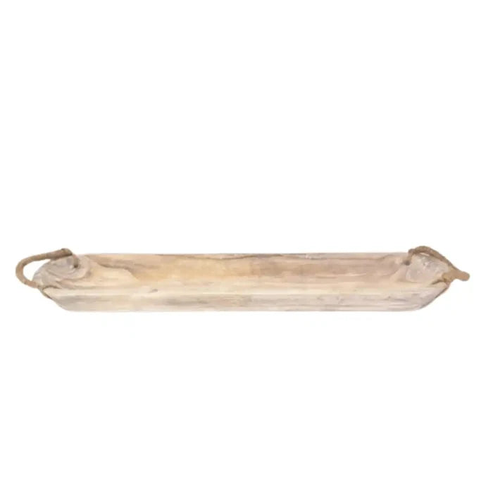 Handcrafted Wooden Oval Tray