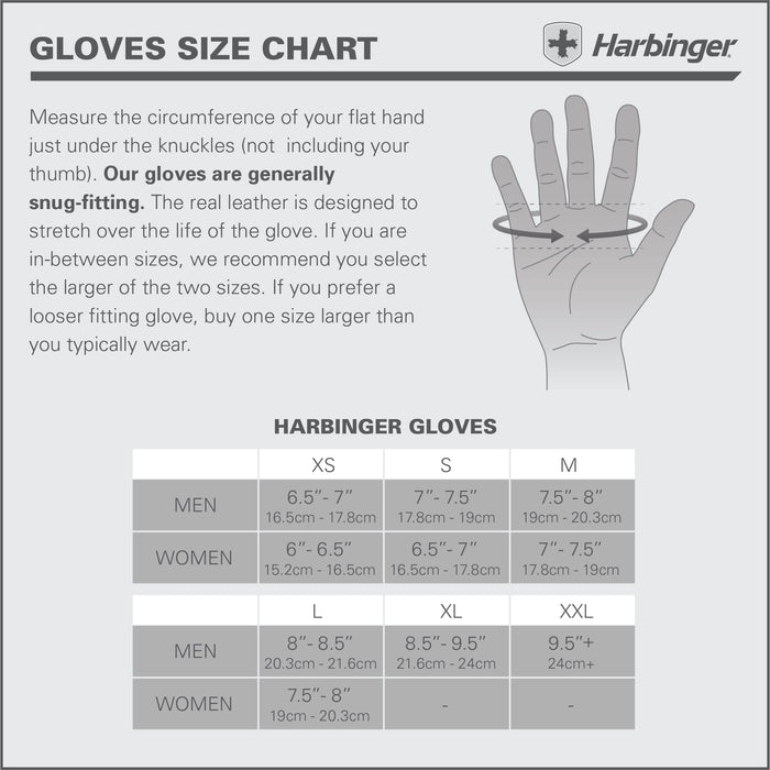 Harbinger Women Power Gloves - Black