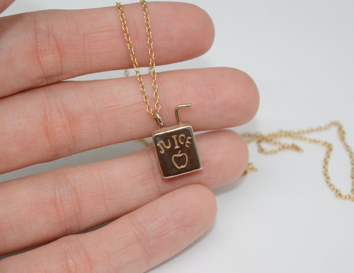 Juice Box Necklace - JUICE x Hannah Bartlett