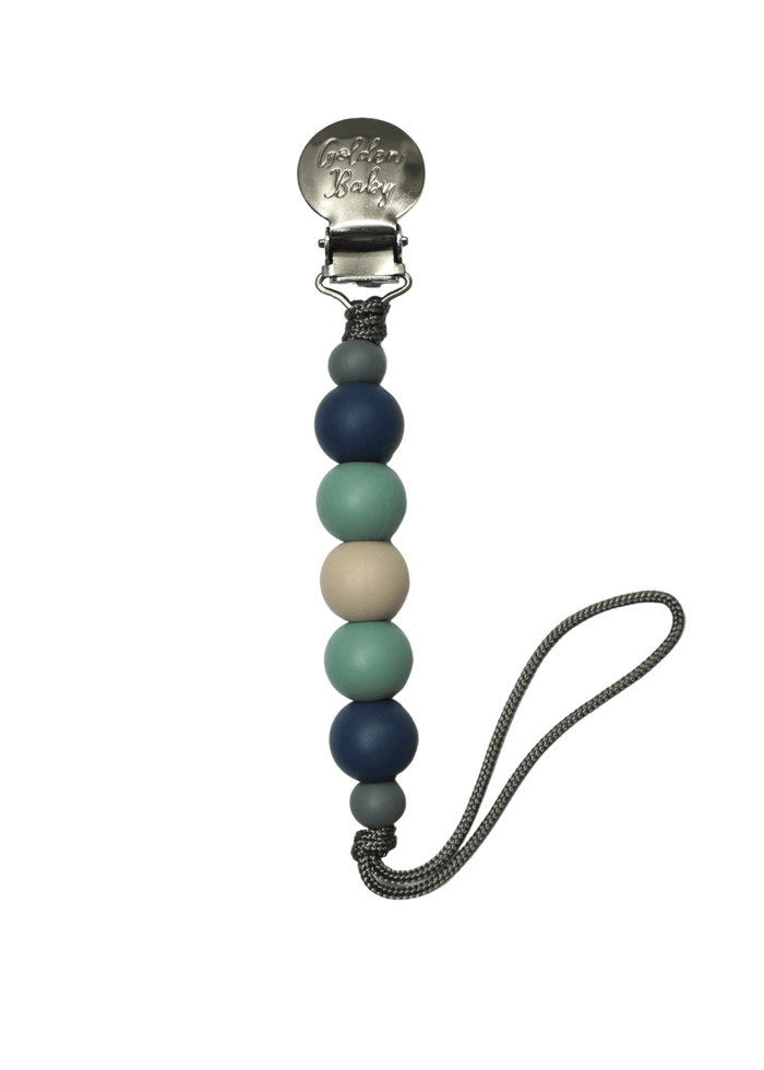 Baby Lakeside // Pacifier Clip Golden Baby