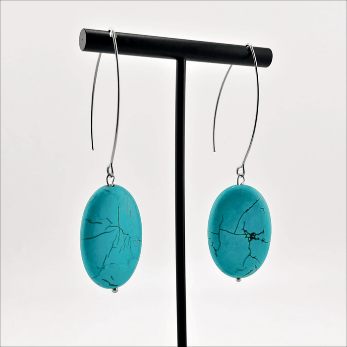 Silver / Blue Howlite