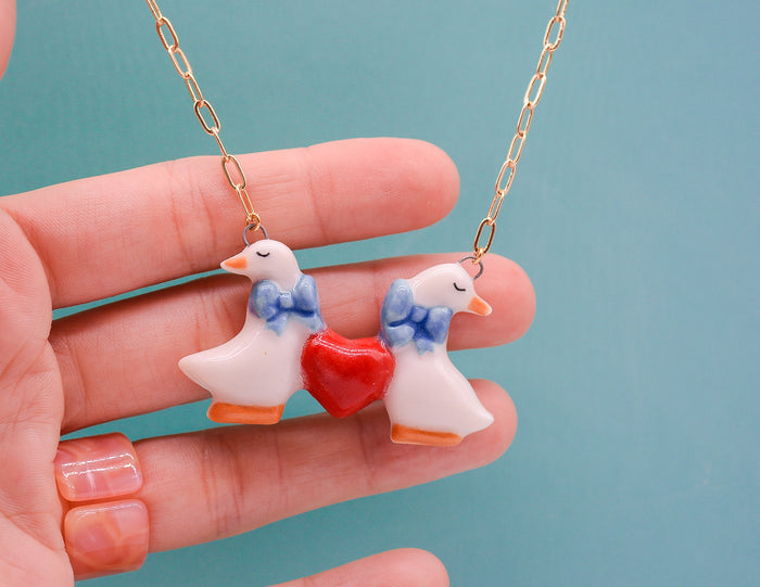 Love Ducks Necklace