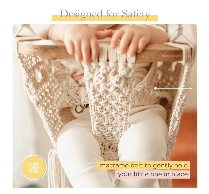 Baby Macrame Swing finn + emma