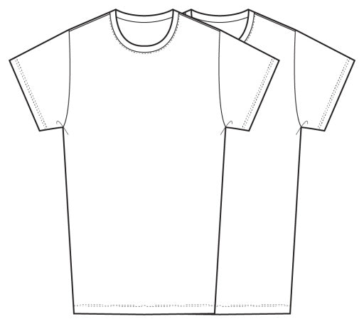Men's Second Skin Crew Neck Stay-Tucked 2-Pack