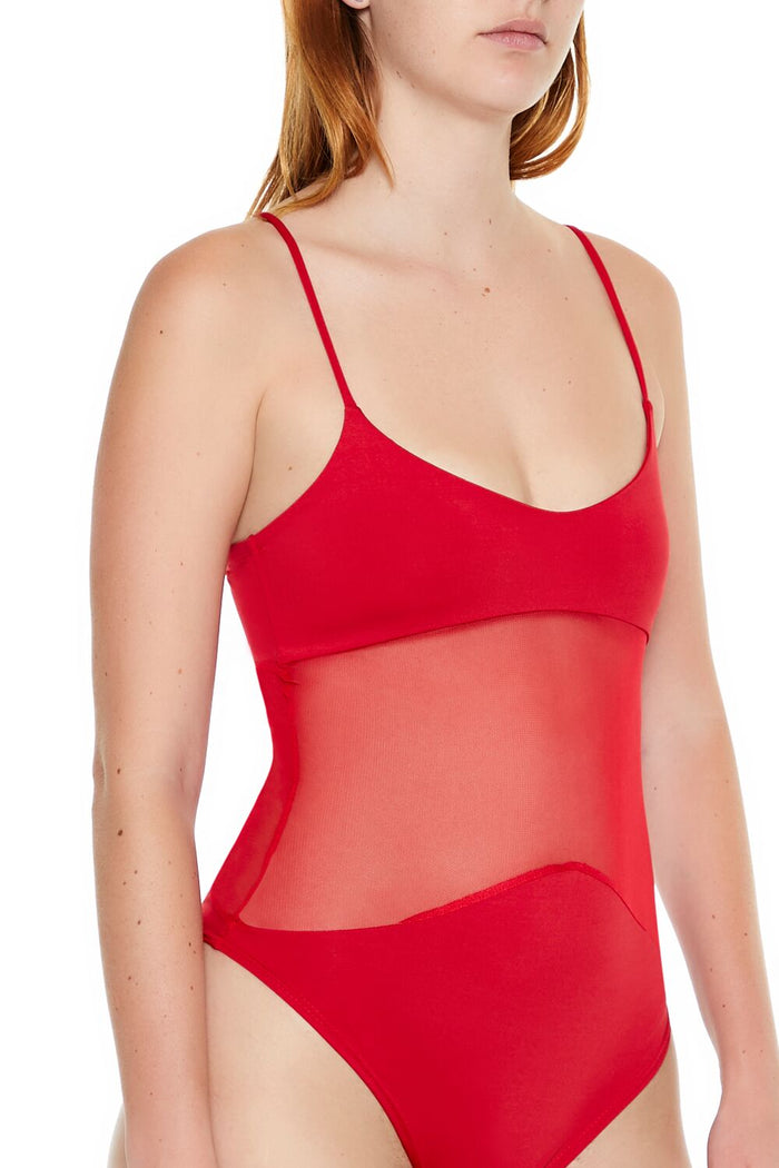 Mesh Cami Bodysuit