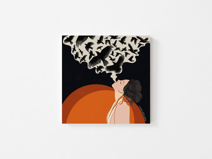 Murder of Crows Giclee Art Print