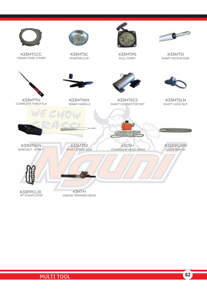 Nguni Chainsaw – Chainsaw Head 26mm