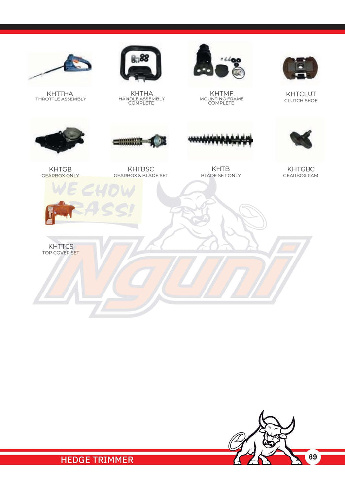 Nguni Hedge Trimmer – KHT Throttle Assembly