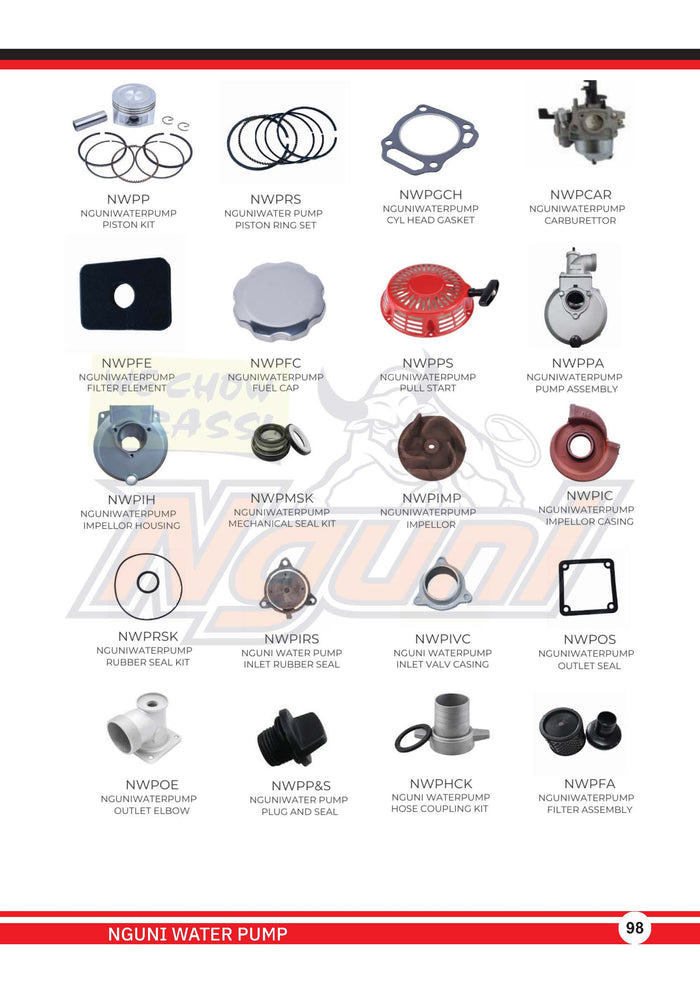 Nguni Water Pump – Water Pump Cylinder Head Gasket