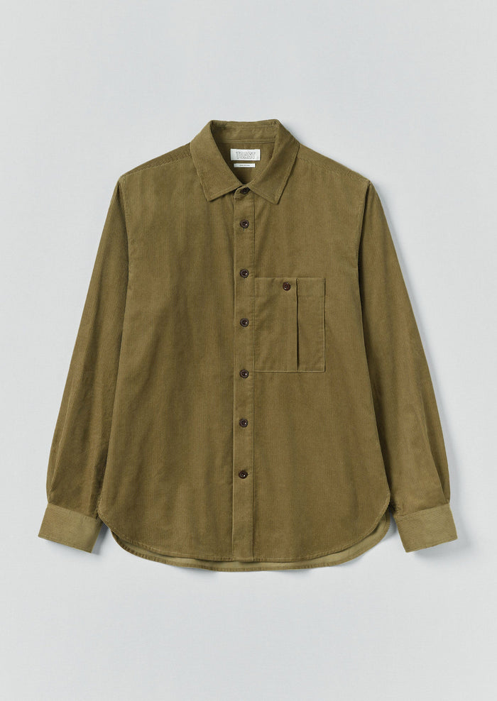 Organic Cord Workwear Shirt | Linden