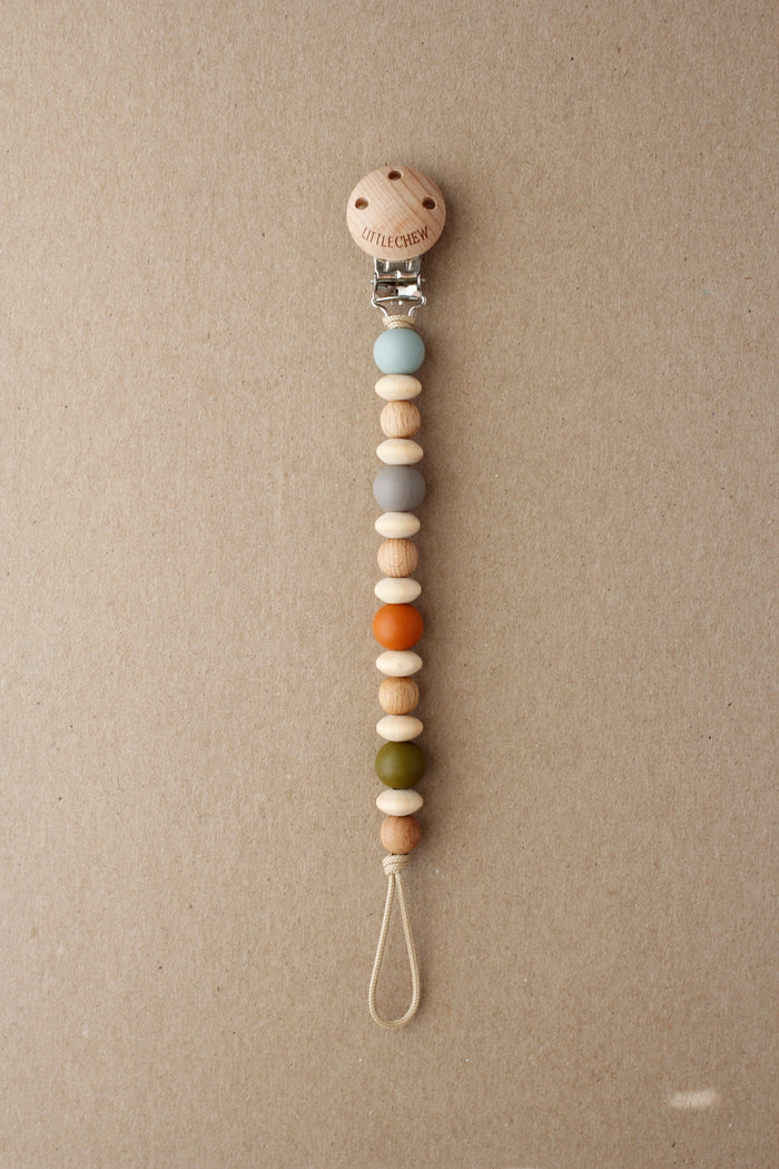 Baby Pacifier Clip - Amor | Forest littleCHEW