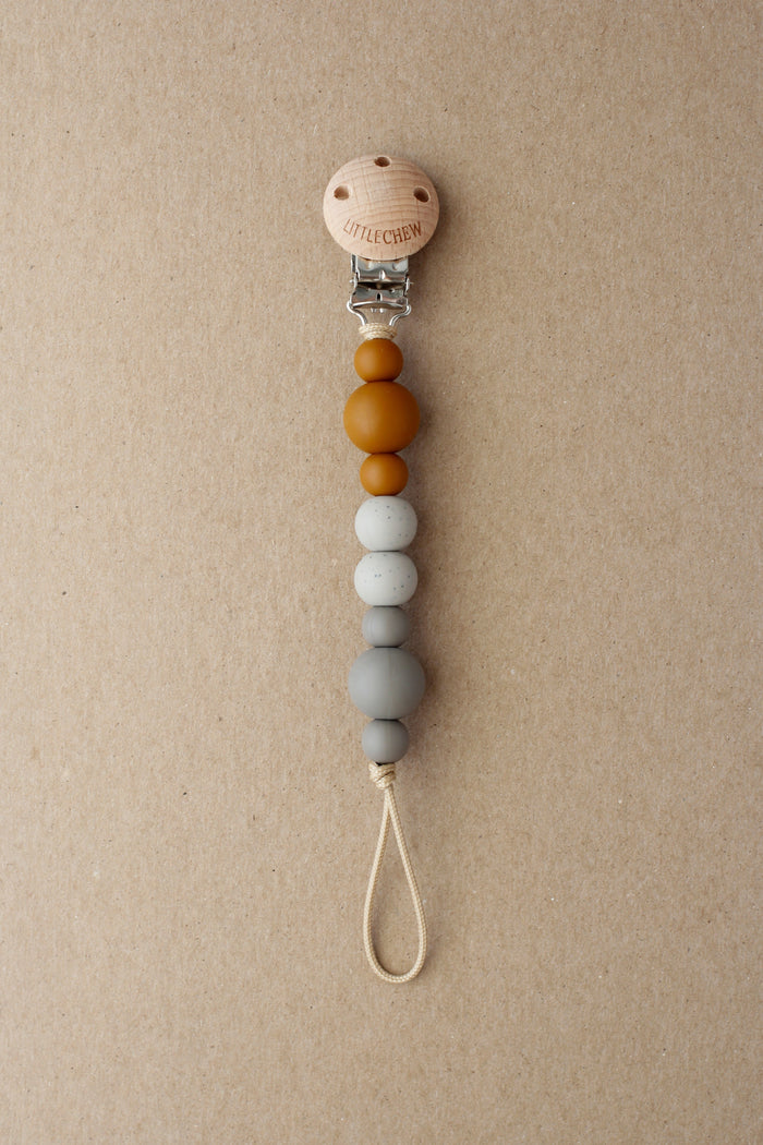 Baby Pacifier Clip - Kira | Dune littleCHEW