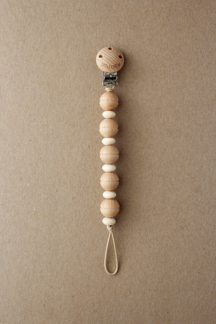 Baby Pacifier Clip - Theo littleCHEW