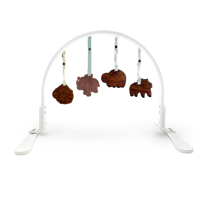 Baby play gym | all wood - white jungle Finn + Emma