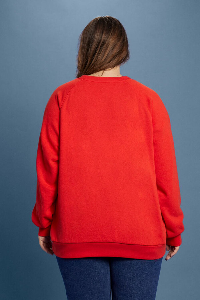 Plus Size Fleece Lee Graphic Pullover