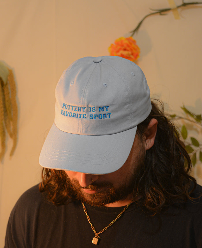 Pottery Is My Favorite Sport Hat - Blue