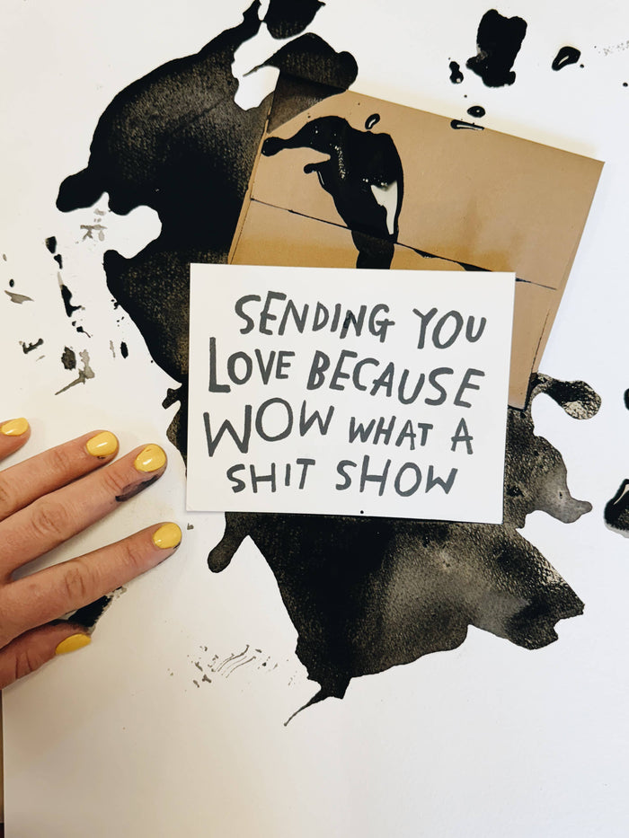 RANI BAN CO - SHIT SHOW Greeting Card