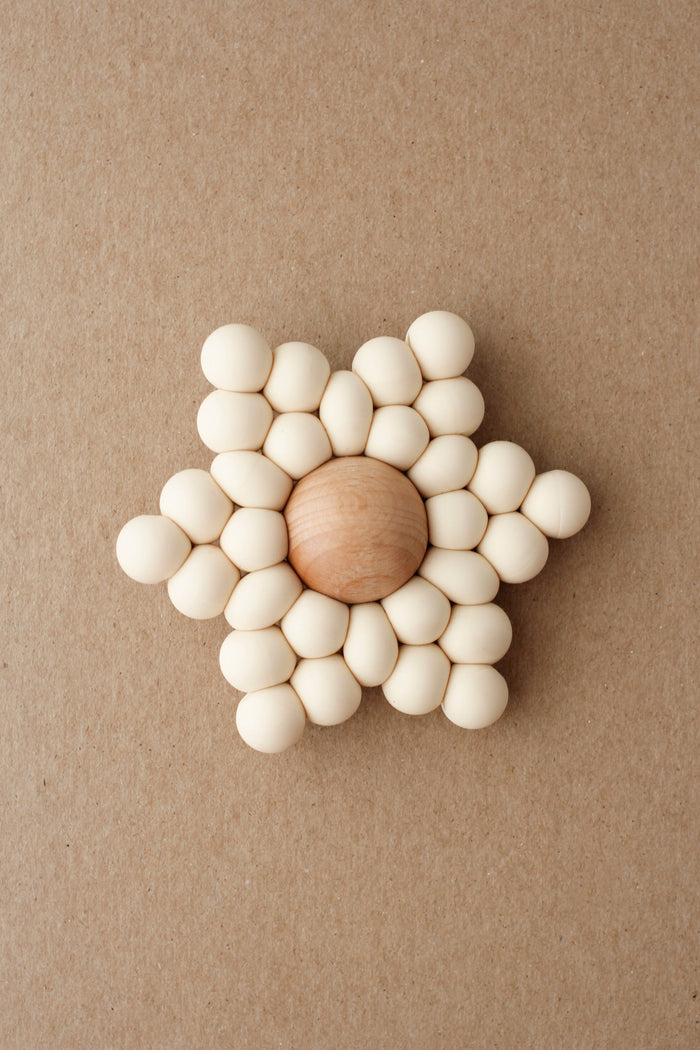 Baby Star Teether - Cream littleCHEW