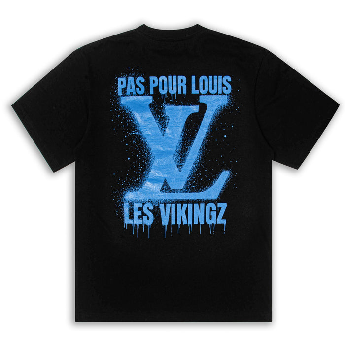 T-Shirt Les Vikingz ‘‘LV Pas Pour Louis’’ bleu