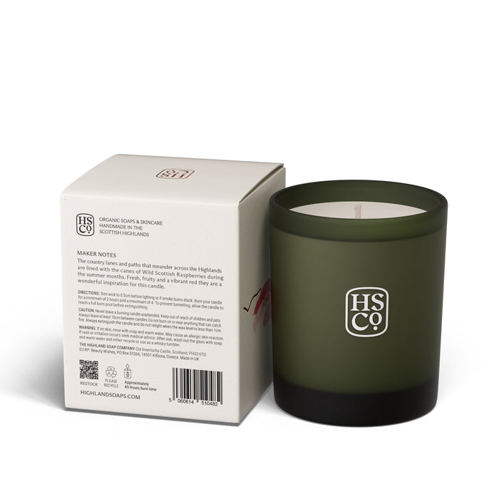 Wild Scottish Raspberry Soya Wax Candle