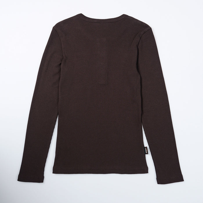 Women's Ribbed Henley