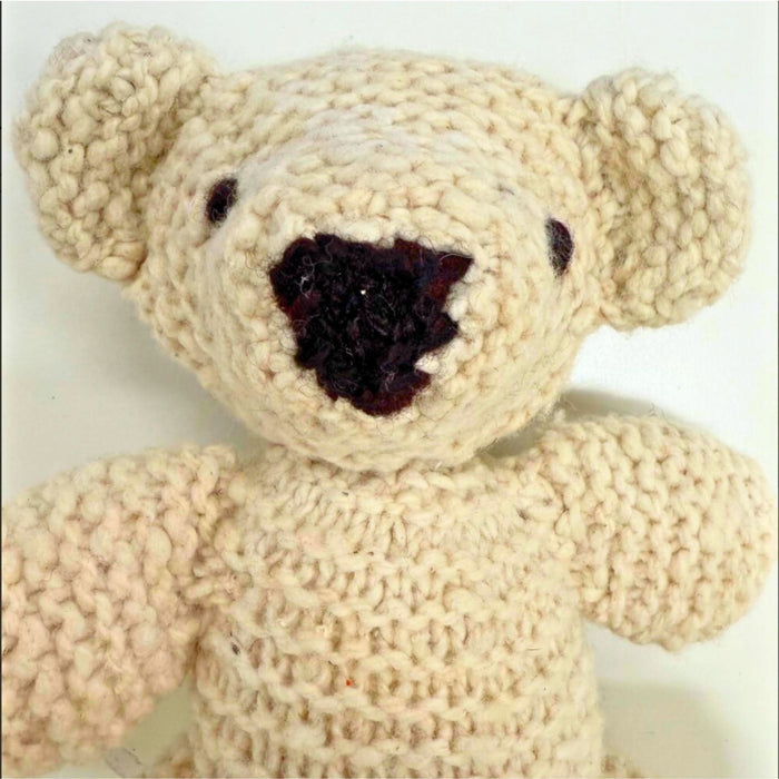 Baby Wool Knit Buddy | Vee the Cream Bear finn + emma