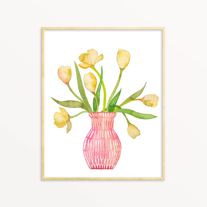 Yellow Tulips ~ Art Print