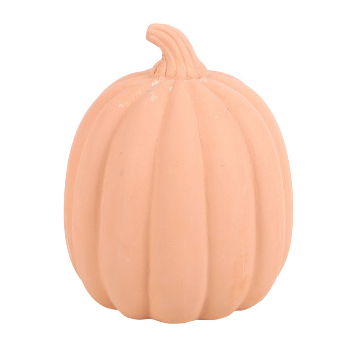 15cm Terracotta Halloween Pumpkin Decoration