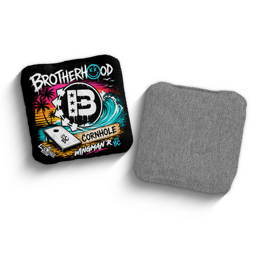 2027 Brotherhood Cornhole Wingman Beach Punk Edition ACL Pro Stamped Cornhole Bags - Brotherhood Cornhole