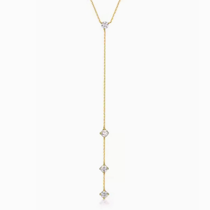 4 Stone Lariat