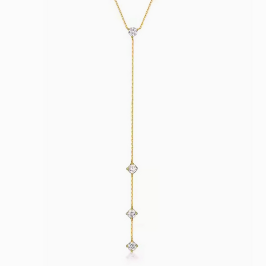 4 Stone Lariat