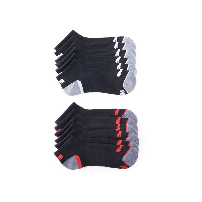 122269-53-PUMASOCKS-01-8860900033-Puma 6 Paires De Bas Pour Homme P602890-013-Men's Socks | Accessories-Puma-Yellow Shoes