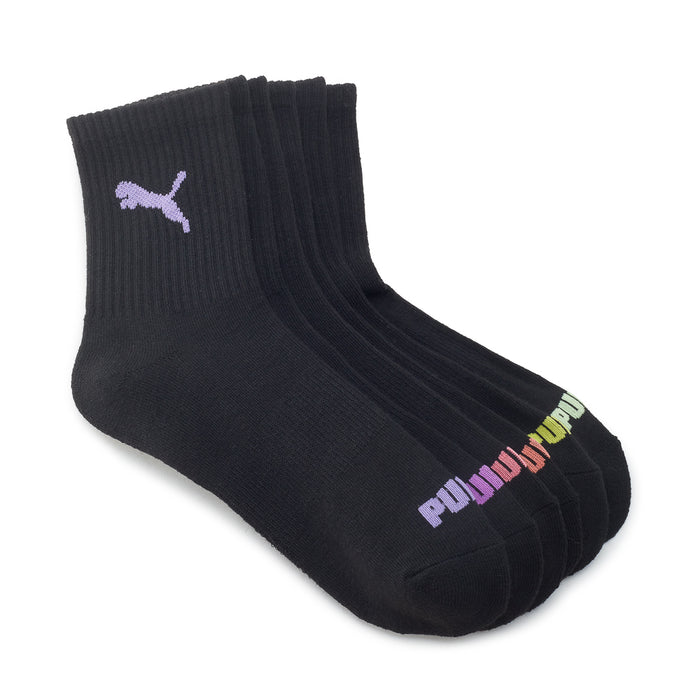 121691-04-PUMA6PAIRS-01-8769500033-Puma 6 pairs of socks for women P119956-018-Women's Socks | Accessories-YELLOW-Yellow Shoes